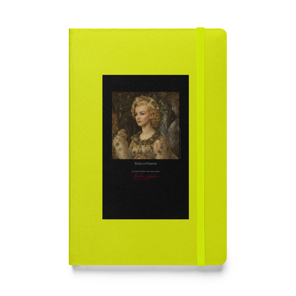 Botticelli Marilyn in Primavera Notebook | MARILYN100 Cyberpainting - Lime