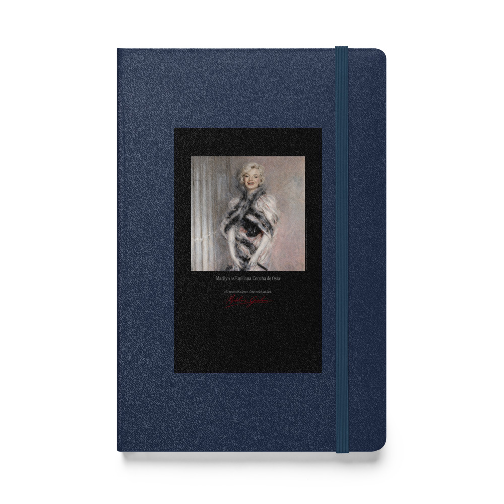 Boldini Emiliana Concha de Ossa Notebook | MARILYN100 Cyberpainting - Navy