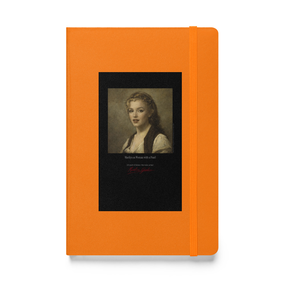 Corot Woman with a Pearl Notebook | MARILYN100 Cyberpainting - Orange