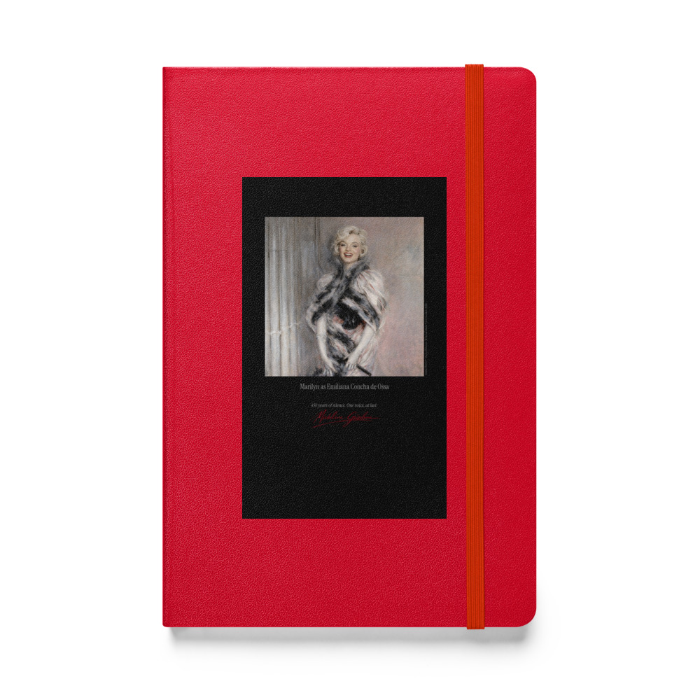Boldini Emiliana Concha de Ossa Notebook | MARILYN100 Cyberpainting - Red