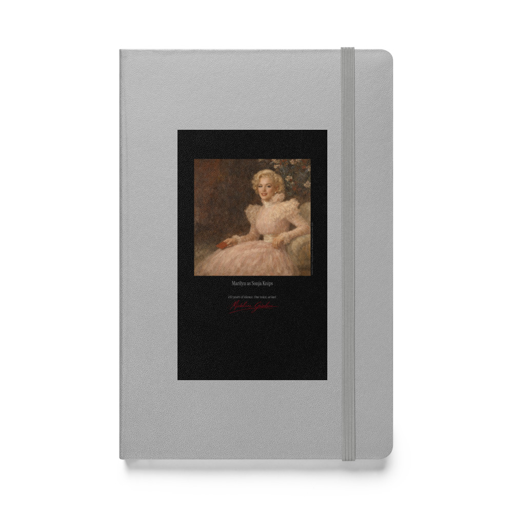 Klimt Sonja Knips Notebook | MARILYN100 Cyberpainting - Silver