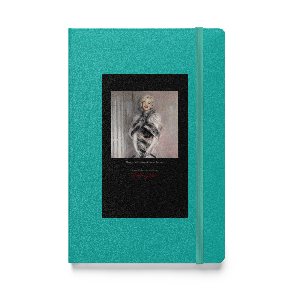 Boldini Emiliana Concha de Ossa Notebook | MARILYN100 Cyberpainting - Turquoise